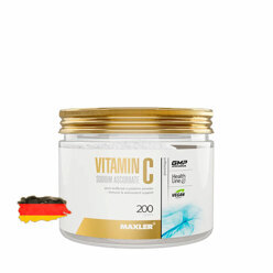 Витамин C Maxler Vitamin C Powder Sodium Ascorbate 1000 мг - банка 200 грамм, порошок