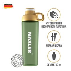 Шейкер-бутылка Maxler Promo Shaker Water Bottle H543 - 700 мл, зеленый