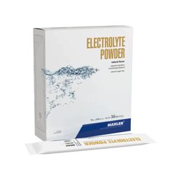 Без вкуса (Natural) - Комплекс электролитов Maxler Electrolyte Powder 15 стиков по 6.8 гр - 102 грамма