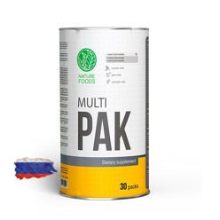 Витаминно-минеральный комплекс Nature Foods MULTI PAK - 30 пакетиков, 30 порций