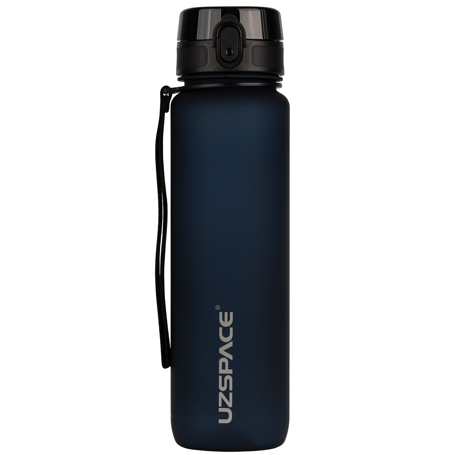 Спортивная бутылка для воды UZSPACE Colorful Frosted Tritan 3038 - 1000 мл,  тёмно-синий