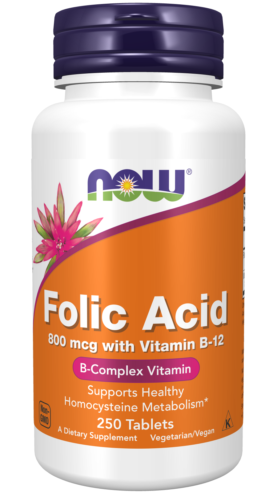 Фолиевая кислота Now Foods Folic Acid 800 мкг - 250 таблеток