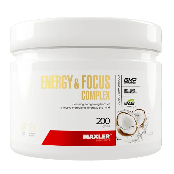 Энергетический комплекс Maxler Energy & Focus Complex - 200 грамм, 25 порций