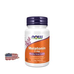 Мелатонин Now Foods Melatonin - 3 мг, 60 капсул