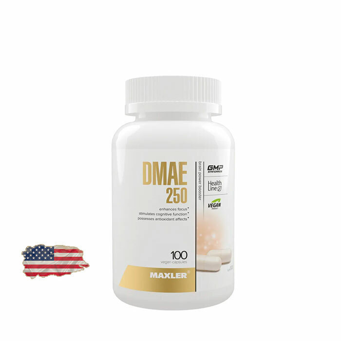 Диметиламиноэтанол Maxler DMAE 250 - 100 капсул, 100 порций