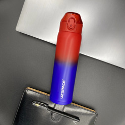 Термос из нержавеющей стали UZSPACE 500 мл, цвет Red and Blue