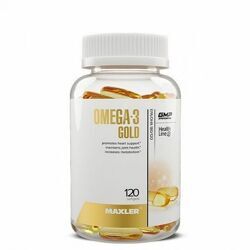 Рыбий жир Омега-3 Maxler Omega-3 Gold – 120 капсул, 120 порций