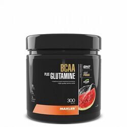 Арбуз (Watermelon) - Аминокислоты с Глютамином Maxler BCAA + Glutamine - 300 грамм, 30 порций
