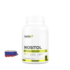 Инозитол 1WIN Inositol 1000 мг – 90 капсул, 30 порций