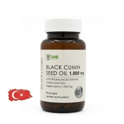Масло чёрного тмина GNB Black Cumin Seed Oil 1000 мг – 90 капсул