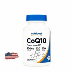 Коэнзим Q10 Nutricost CoQ10 - 120 капсул, 120 порций