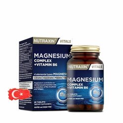 Магний комплекс + витамин B6 Nutraxin Magnesium Complex + B6 - 60 таблеток, 60 порций