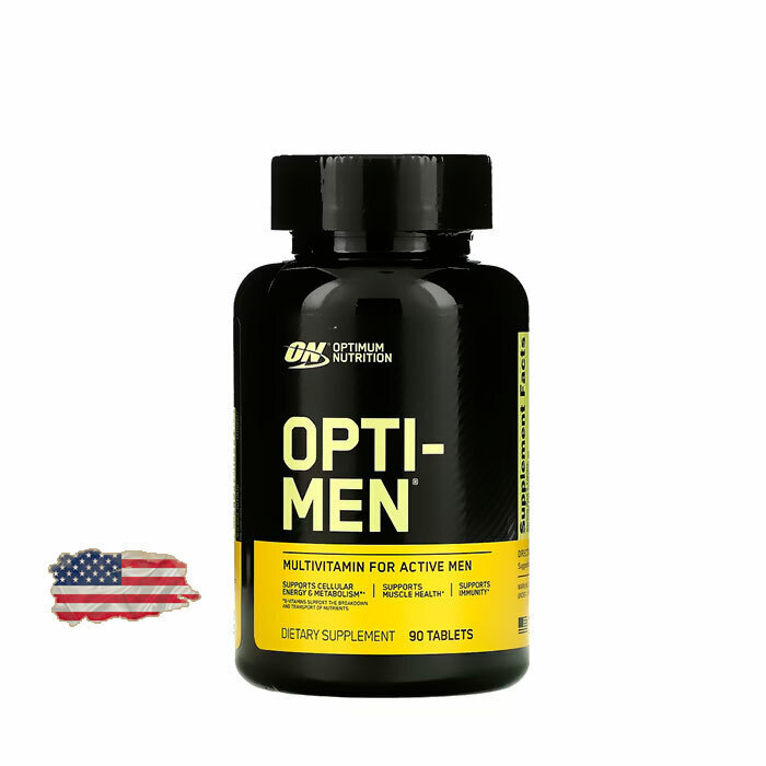 Комплекс витаминов и минералов для мужчин Optimum Nutrition Opti-Men - 90 таблеток, 30 порций