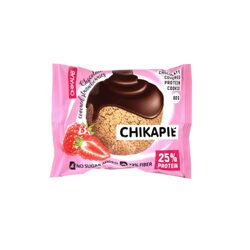 Клубника (Strawberry) - Протеиновое печенье Chikalab Chikapie - 60 грамм