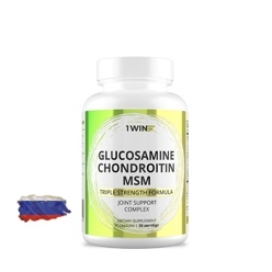 Глюкозамин хондроитин 1WIN Glucosamine Chondroitin MSM – 90 капсул, 30 порций