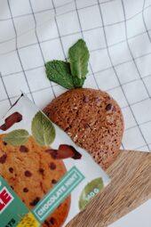 Овсяное фитнес печенье Bombbar Fitness Cookie - 40 грамм, Шоколад Мята (Chocolate Mint)