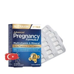 Мультивитамины для женщин Nutraxin Pregnancy Formula - 30 таблеток, 30 порций