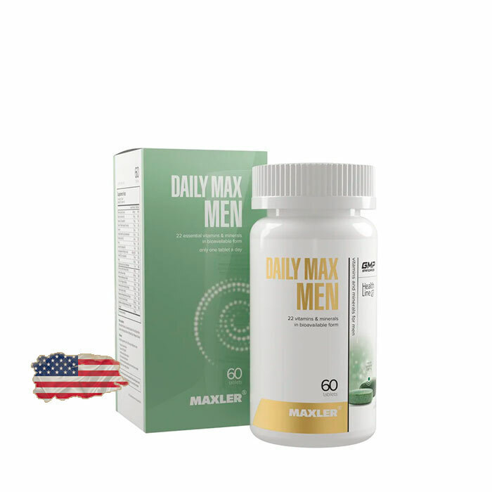 Витамины для мужчин Maxler Daily Max Men - 60 таблеток, 60 порций