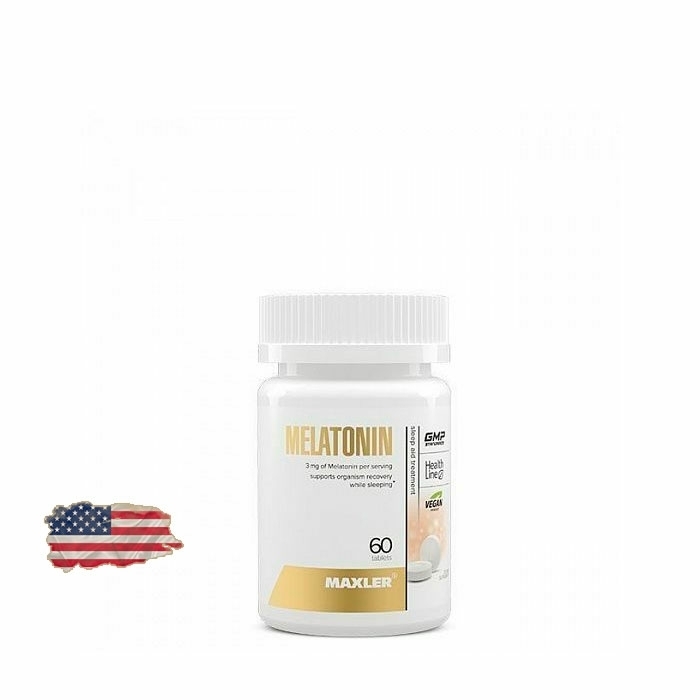 Мелатонин Maxler Melatonin 3 мг - 60 таблеток, 60 порций