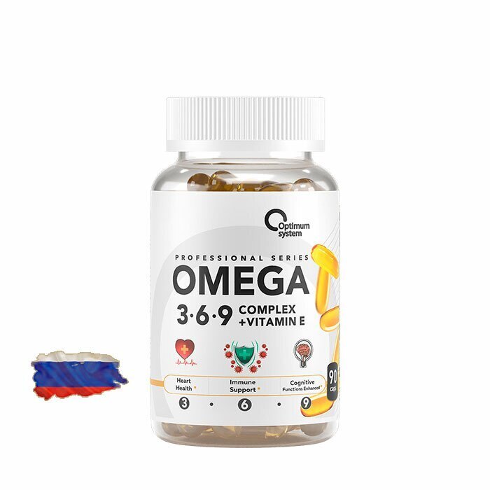 Комплекс Омега 3-6-9 Optimum System Omega 3-6-9 Complex - 90 капсул, 30 порций