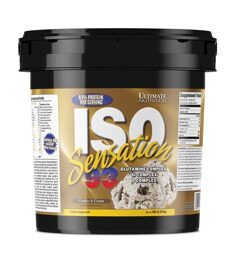 Печенье и крем (Cookies and cream) - Изолят сывороточного протеина Ultimate Nutrition ISO SENSATION 93 - 2270 грамм, 70 порций