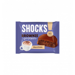 Протеиновое печенье Брауни FitnesShock Brownie – 50 грамм, Латте маккиато (Latte macchiato)