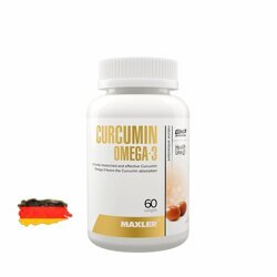 Куркумин Омега-3 Maxler Curcumin Omega-3 - 60 капсул, 30 порций