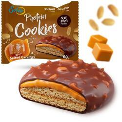 Солёный арахис (Salted Peanut) - Протеиновое печенье Solvie Protein Cookies глазированное молочным шоколадом - 60 грамм