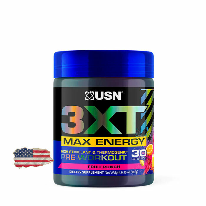 Предтренировочный комплекс USN 3XT Max Energy - 180 грамм, 30 порций