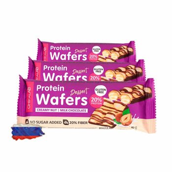 Батончик вафельный Chikalab Protein Wafers - 40 грамм