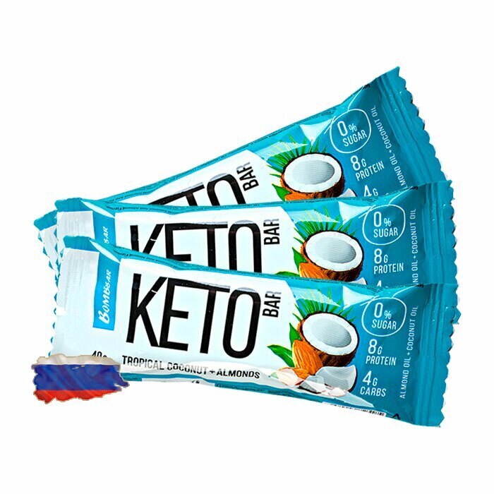 Протеиновый кето-батончик Bombbar Keto Bar - 40 грамм