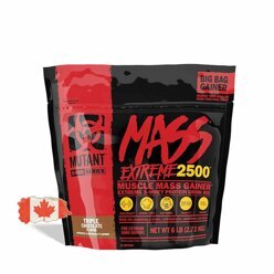 Гейнер Mutant Mass XXXTREME 2500 Gainer - 2720 грамм, 10 порций