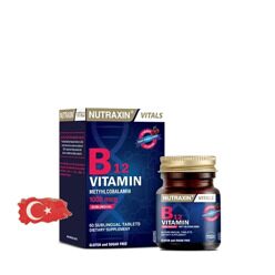 Витамин Б12 Nutraxin Vitamin B12 - 60 таблеток, 60 порций